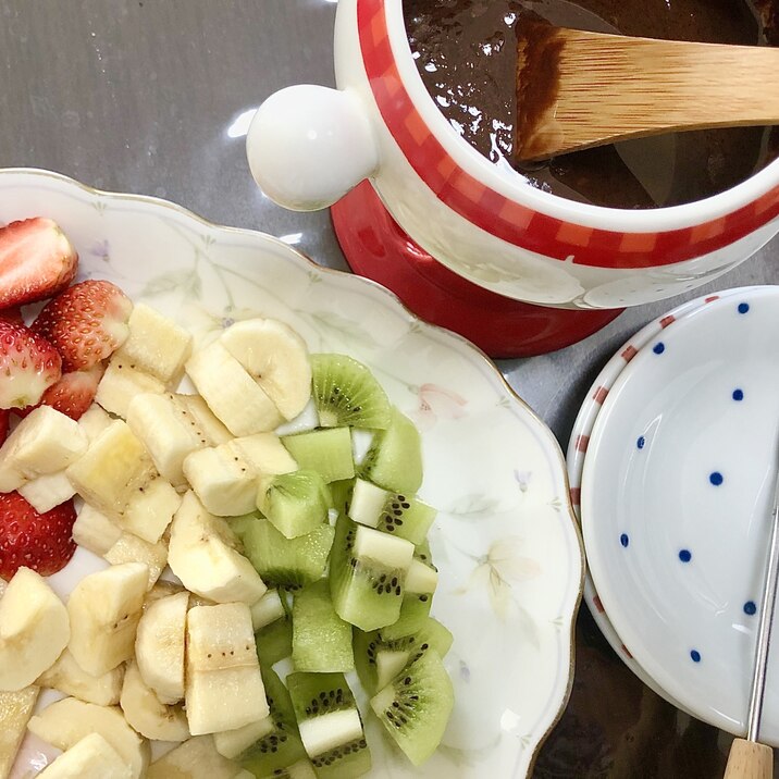 お好みの具材で チョコレートフォンデュ レシピ 作り方 By Belle Comme Le Soleil 楽天レシピ お好みの具材で チョコレートフォンデュ レシピ 作り方 By Belle Comme Le Soleil 楽天レシピ